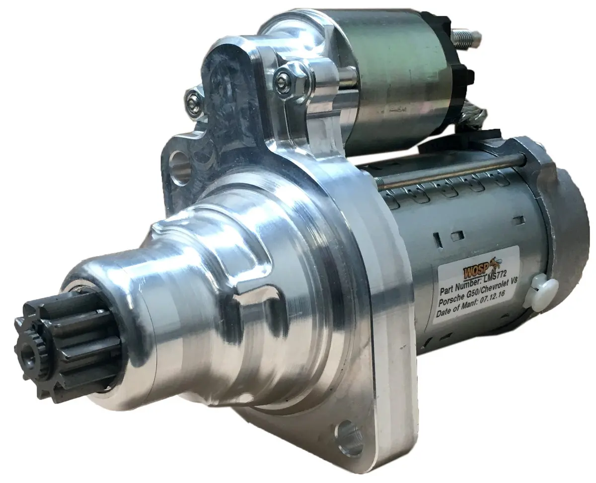 Wosp Lms772 Starter Motor 12V 2Kw Fits Chevrolet V8 / Porsche G50 High Performance Starter Motor 1