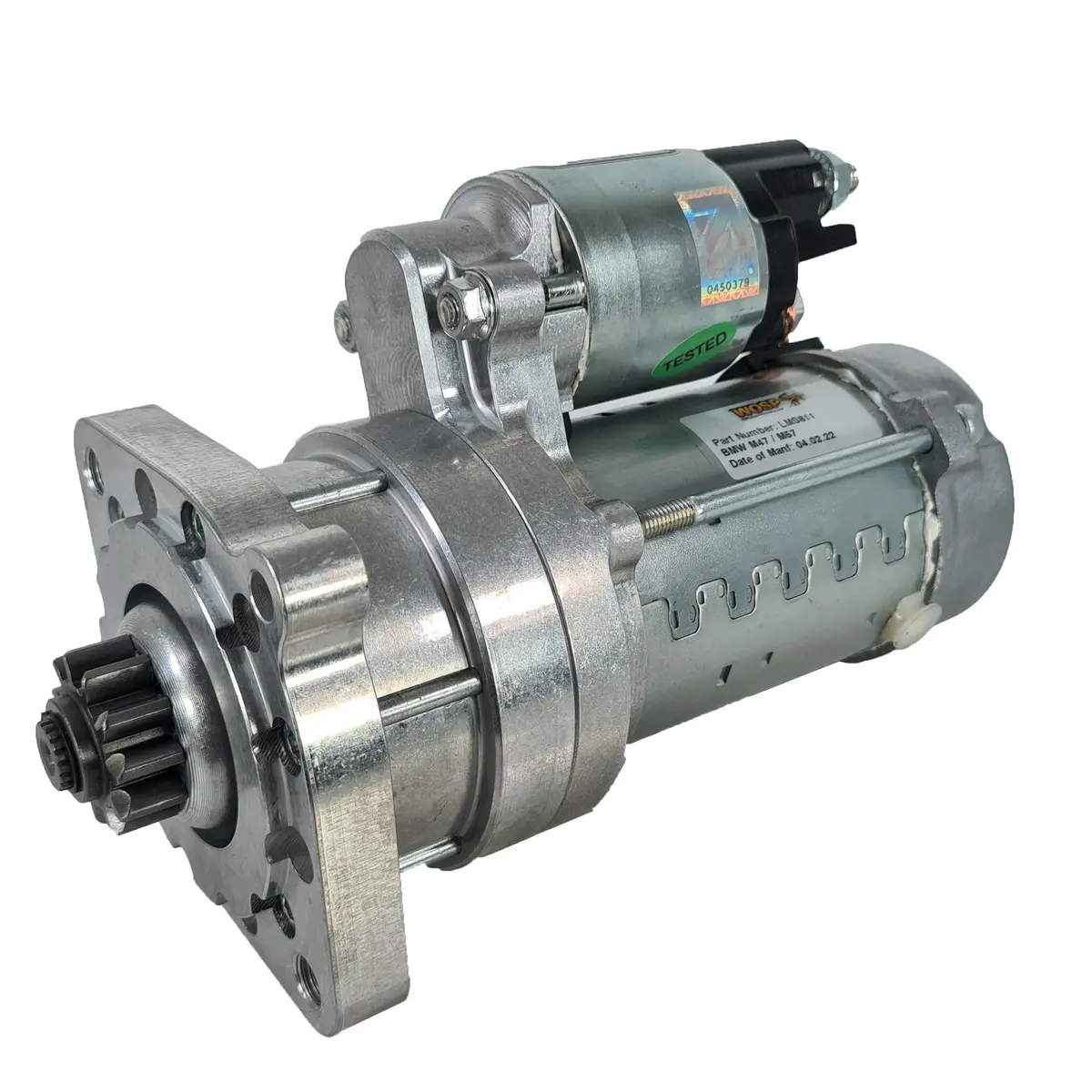 Wosp Lms811 Starter Motor 12V 2Kw Fits Bmw M40 / M42 / M43 / M44 / M47 / M50 / M52 / M54 / M57 / S50 / S54 High Performance Starter Motor 1