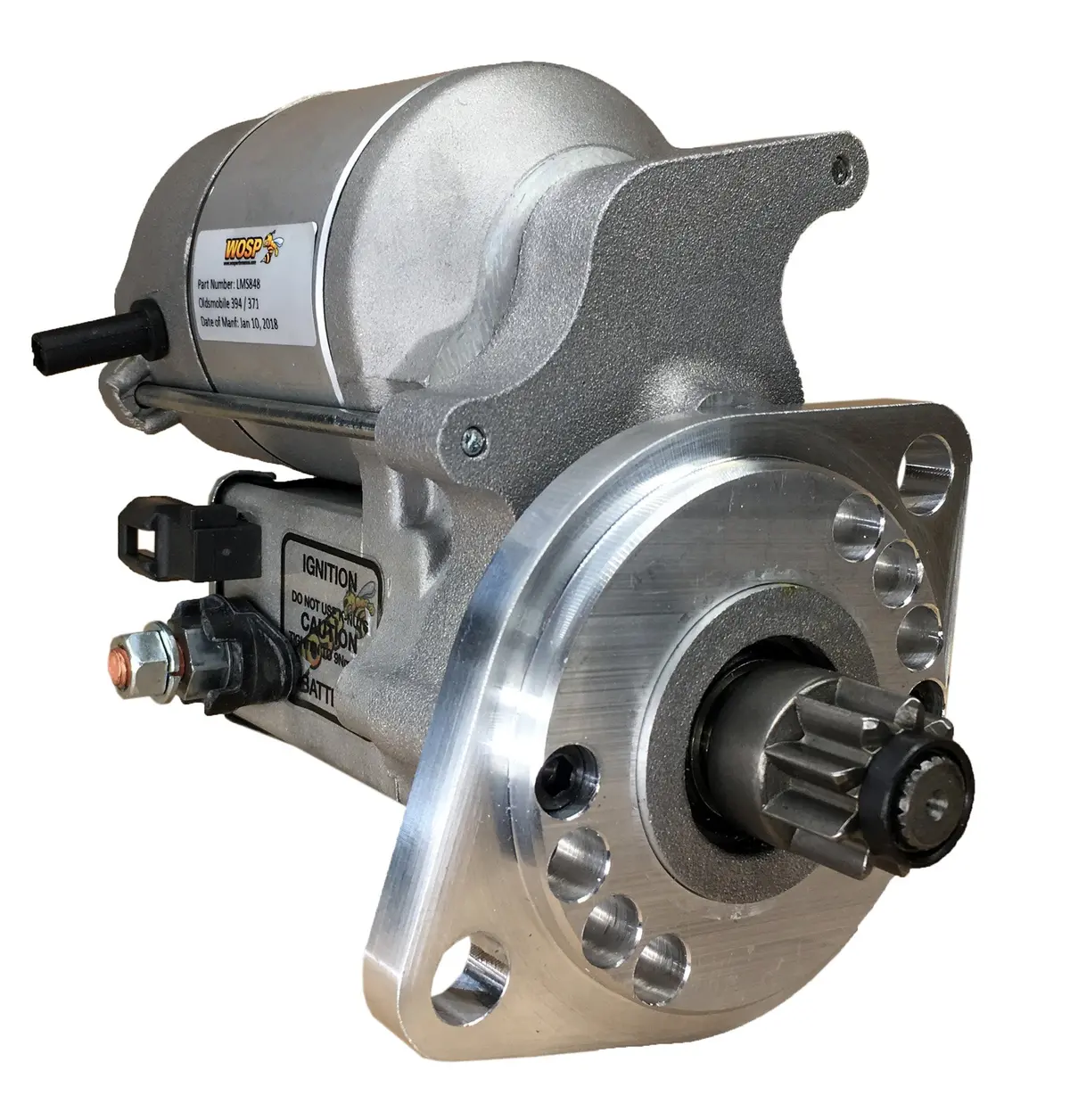 Wosp Lms848 Starter Motor 12V 1.4Kw Fits Buick Nailhead & Oldsmobile 6.1L / 6.5L V8 High Torque Starter Motor 1