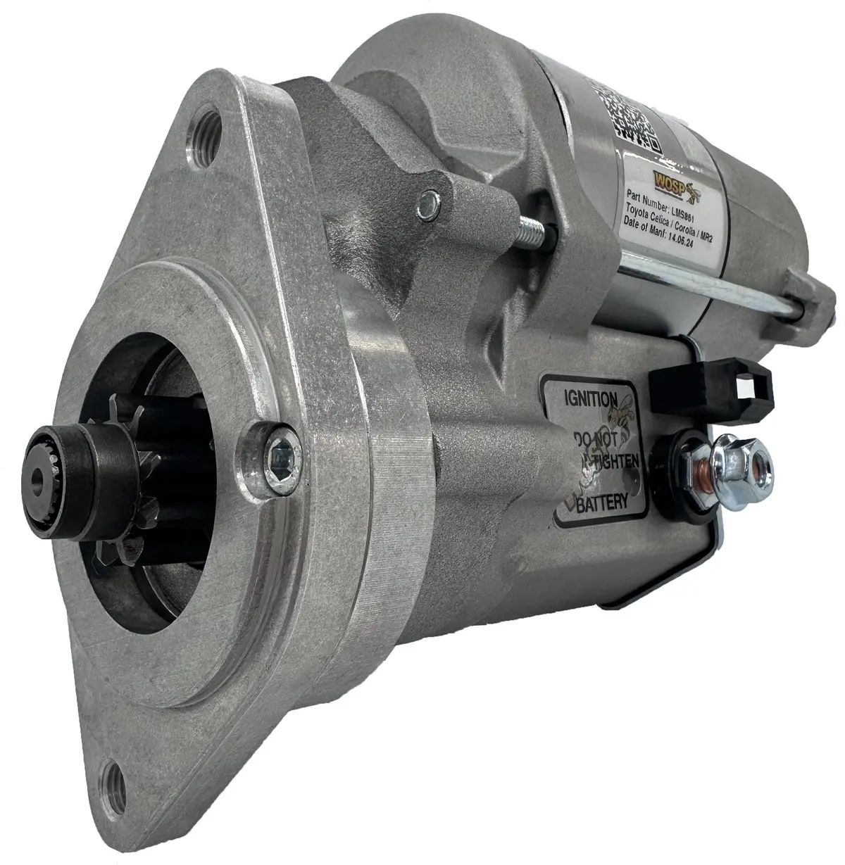 Wosp Lms861 Starter Motor 12V 2Kw Fits Toyota Celica / Corolla / Mr2 'Various' Rotatable Super-Duty Starter Motor 1