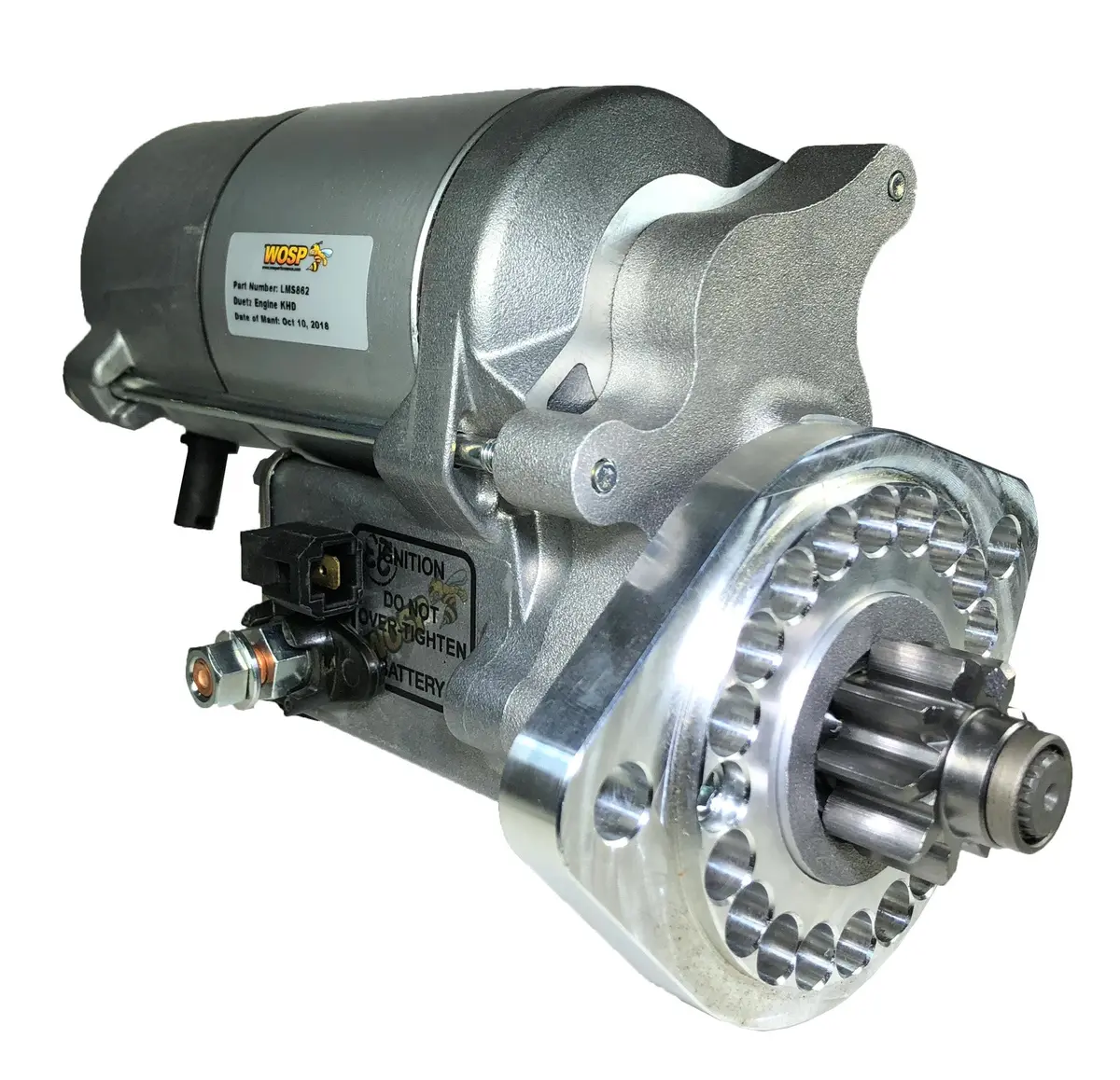 Wosp Lms862 Starter Motor 12V 2Kw Fits Deutz 9 Tooth High Torque Starter Motor 1