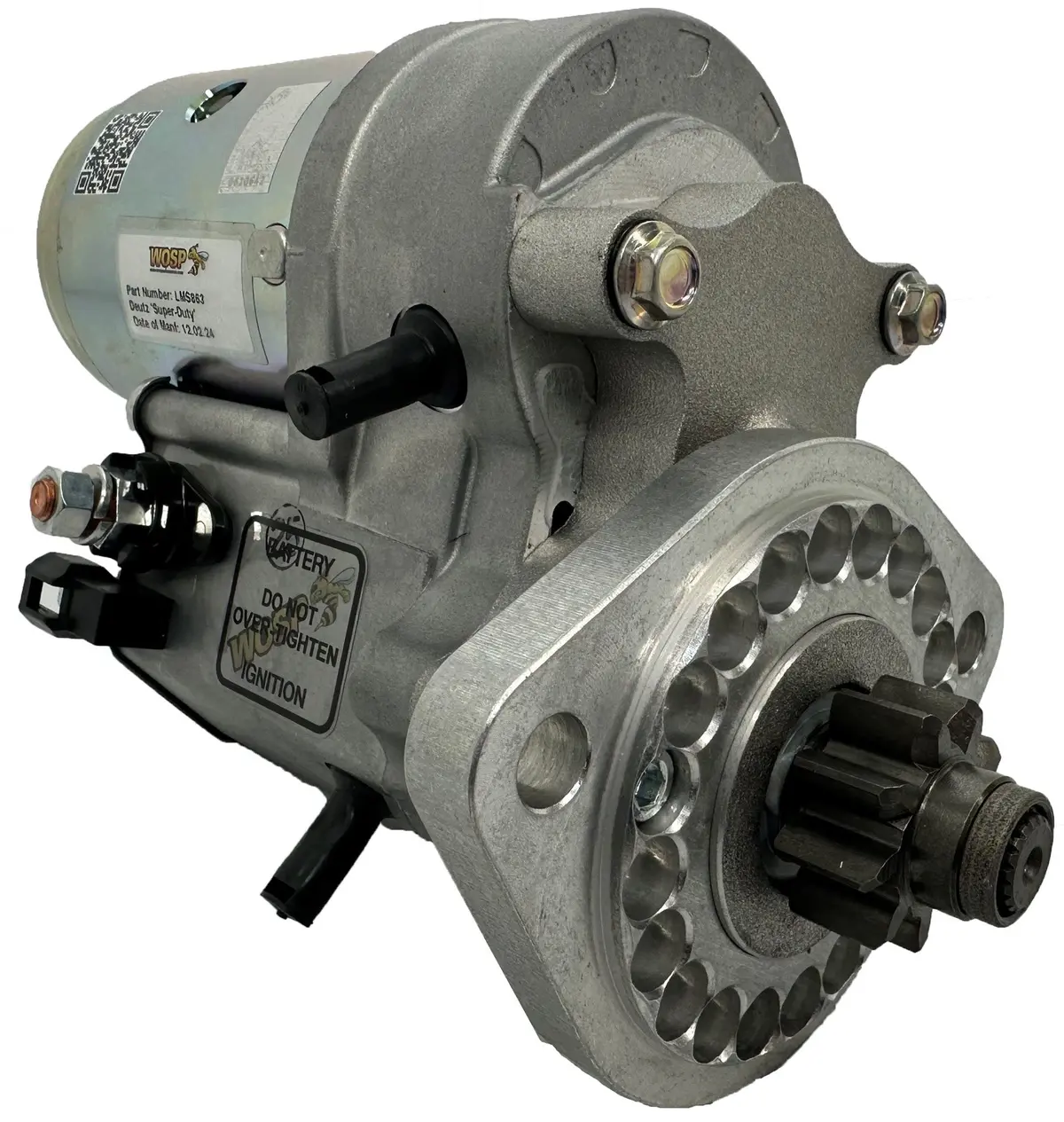 Wosp Lms863 Starter Motor 12V 2.3Kw Fits Deutz 9 Tooth Super-Duty Starter Motor 1
