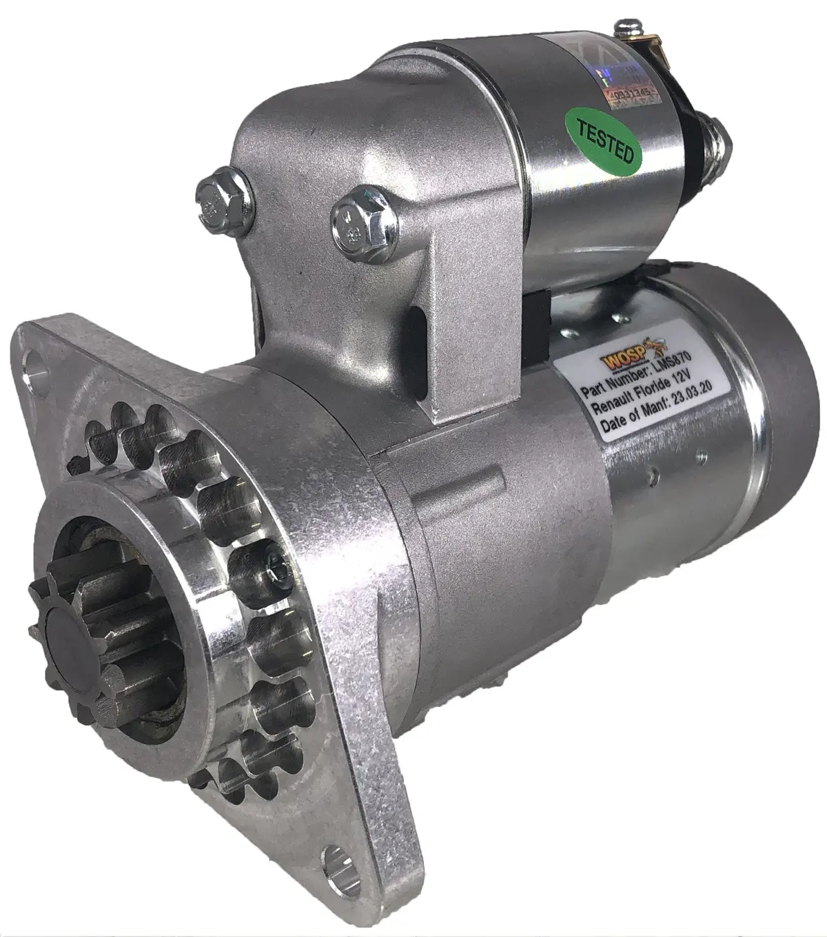 Wosp Lms870 Starter Motor 12V 1.4Kw Fits Renault Floride / Dauphine High Torque Starter Motor 1