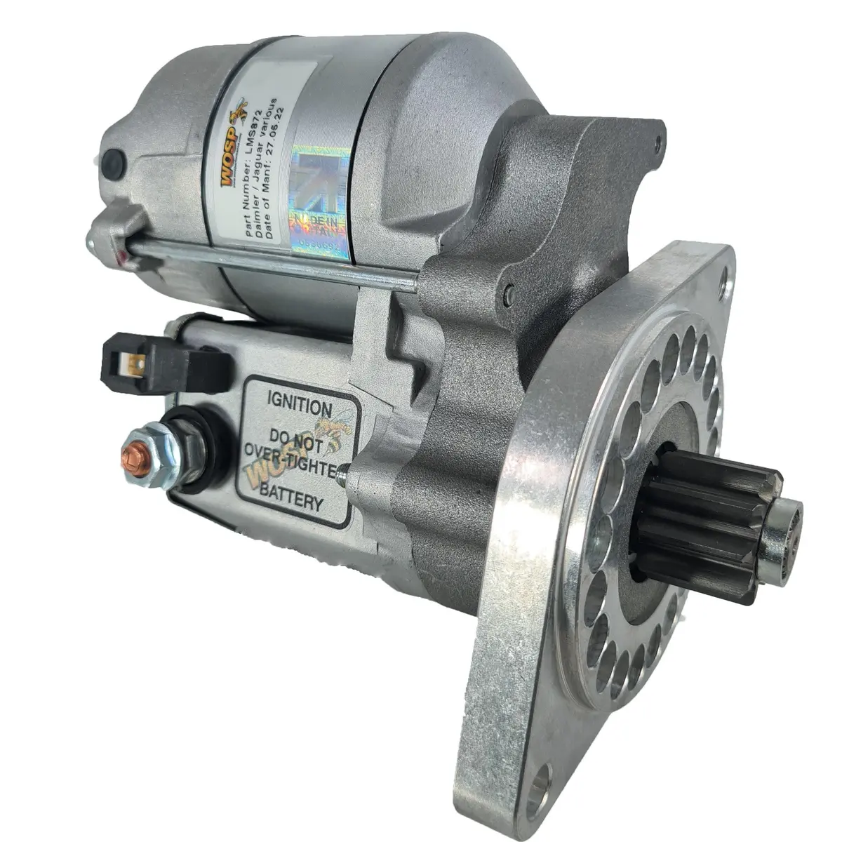Wosp Lms872 Starter Motor 12V 1.4Kw Fits Daimler / Jaguar Various Models High Torque Starter Motor 1