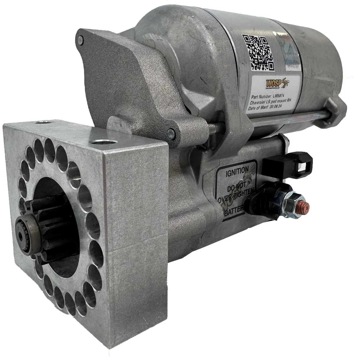 Wosp Lms874 Starter Motor 12V 2Kw Fits Chevrolet Ls Pad Mount Rh (Motor On Top) Super-Duty Starter Motor 1