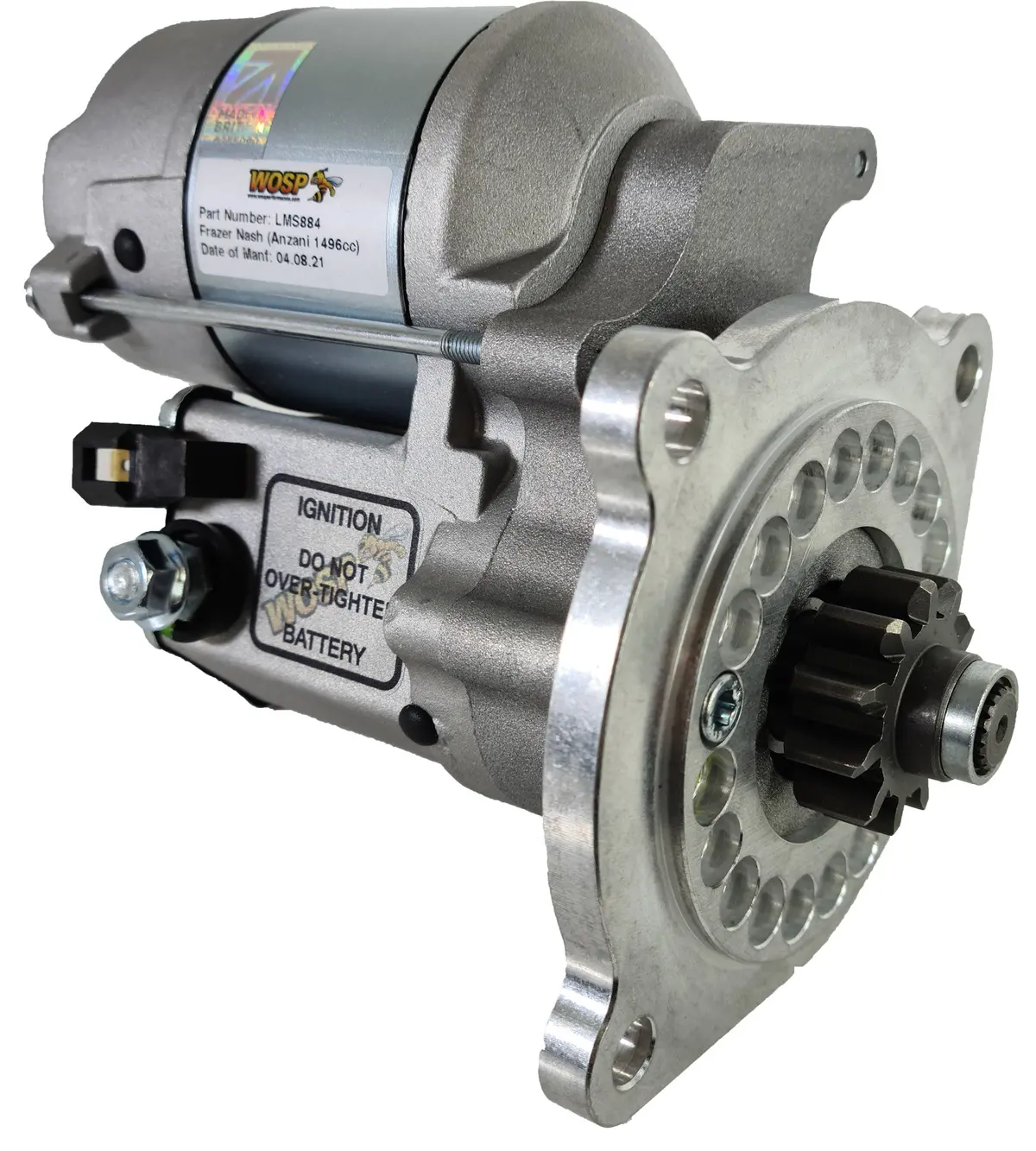 Wosp Lms884 Starter Motor 12V 1.4Kw Fits Frazer Nash (Anzani Engine) High Torque Starter Motor 1