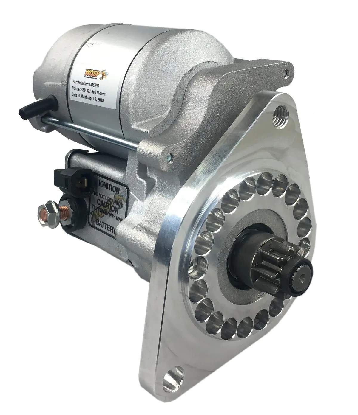 Wosp Lms909 Starter Motor 12V 1.4Kw Fits Pontiac 389Ci / 421Ci V8 High Torque Starter Motor 1