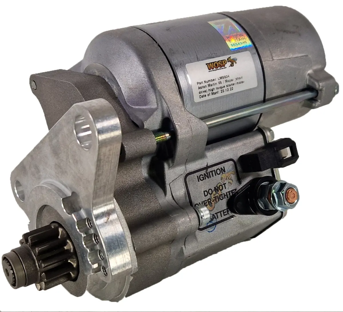 Wosp Lms924 Starter Motor 12V 1.4Kw Fits Aston Martin / Chrysler / Hemi / Mopar V8 (Short Drive) High Torque Starter Motor 1