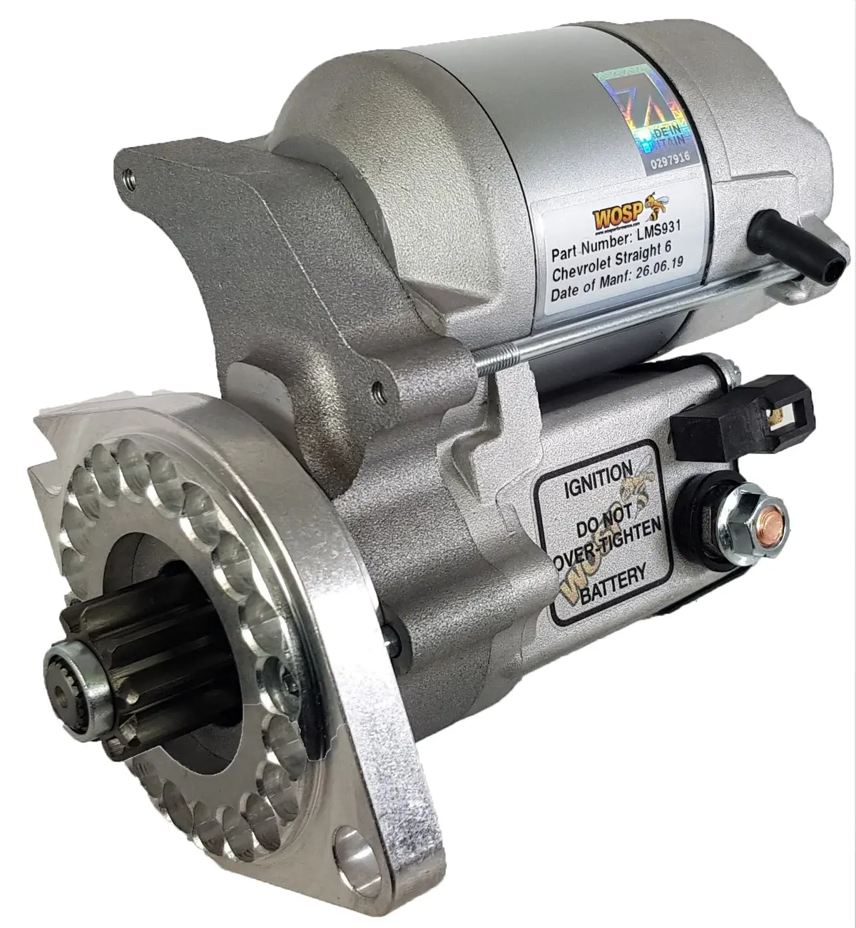 Wosp Lms931 Starter Motor 12V 1.4Kw Fits Chevrolet Straight 6 'Various' (139 Tooth Ring Gear) High Torque Starter Motor 1