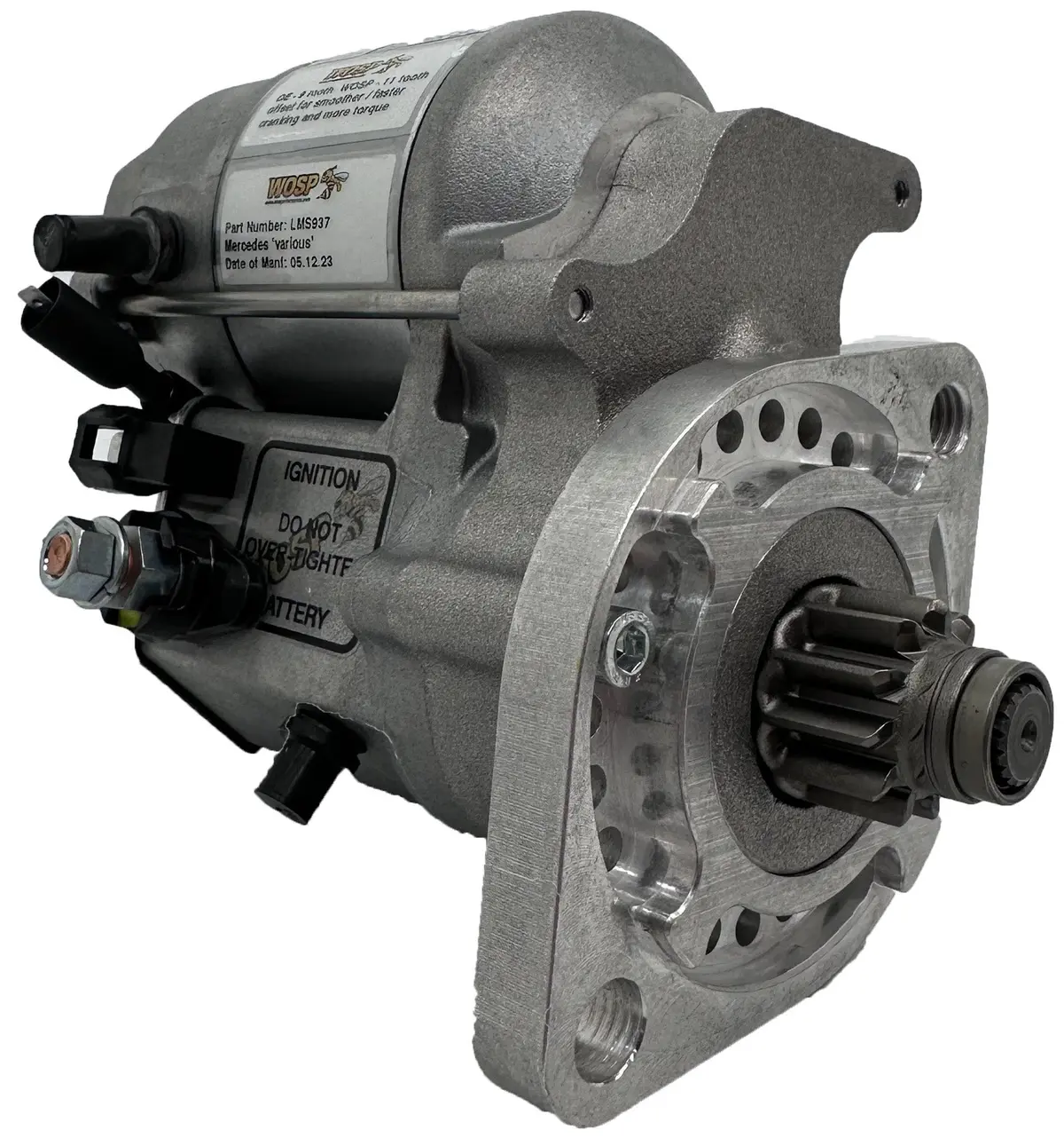 Wosp Lms937 Starter Motor 12V 1.4Kw Fits Mercedes 200 / 220 / 230 / 250 / 280 / 300 High Torque Starter Motor 1