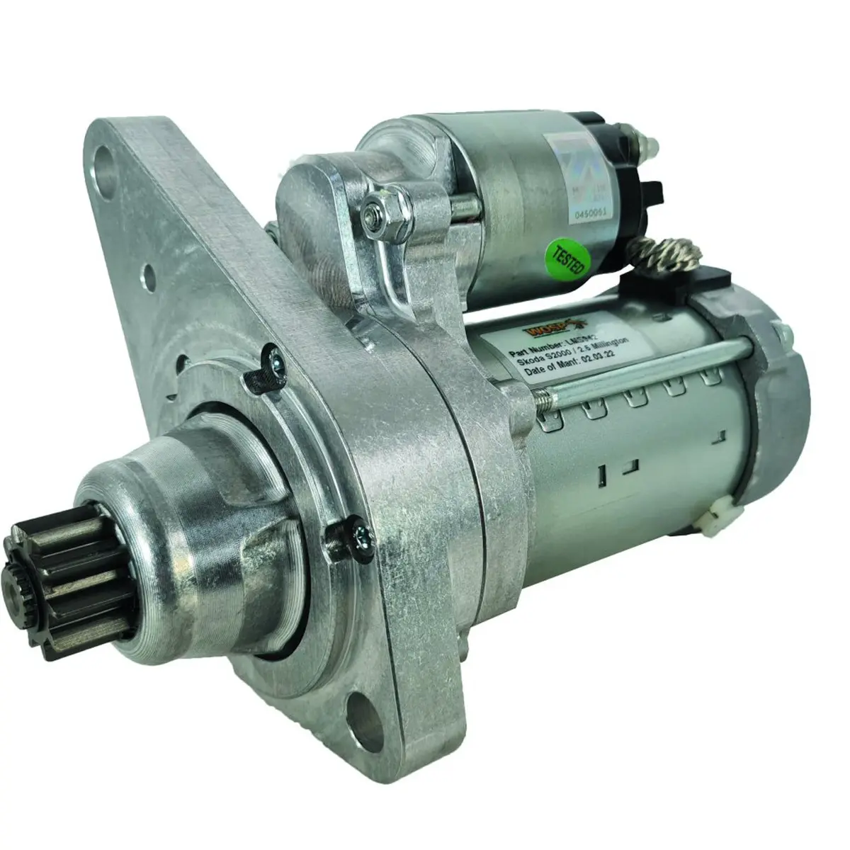 Wosp Lms942 Starter Motor 12V 2Kw Fits 2.5 Millington Skoda S2000 High Performance Starter Motor 1