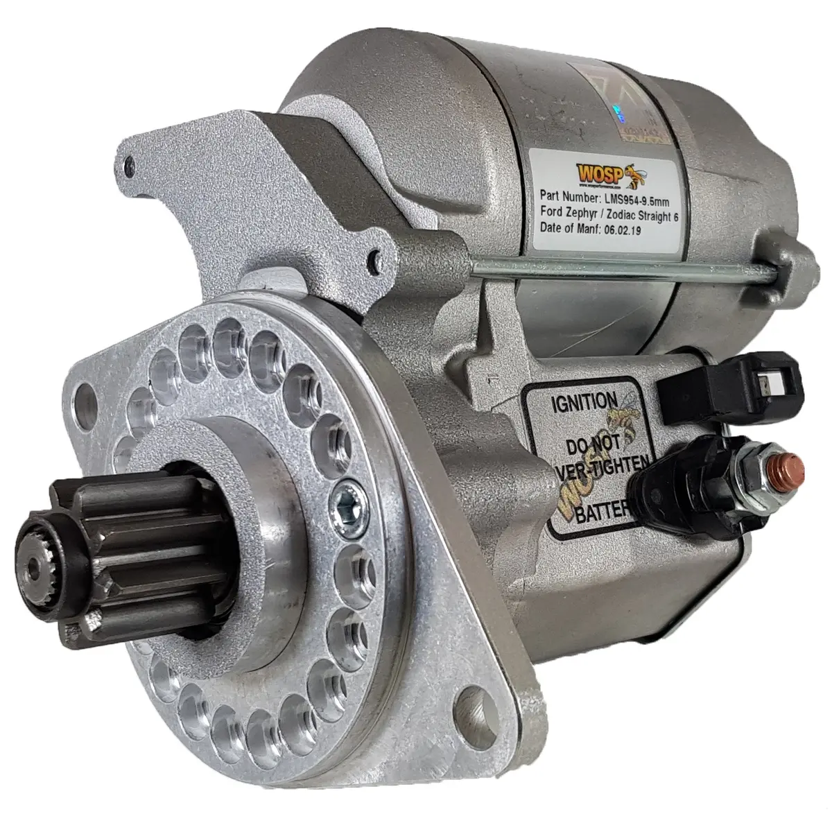 Wosp Lms954 Starter Motor 12V 1.4Kw Fits Ford Zephyr / Zodiac Straight 6 (Offset Ring Gear) High Torque Starter 1
