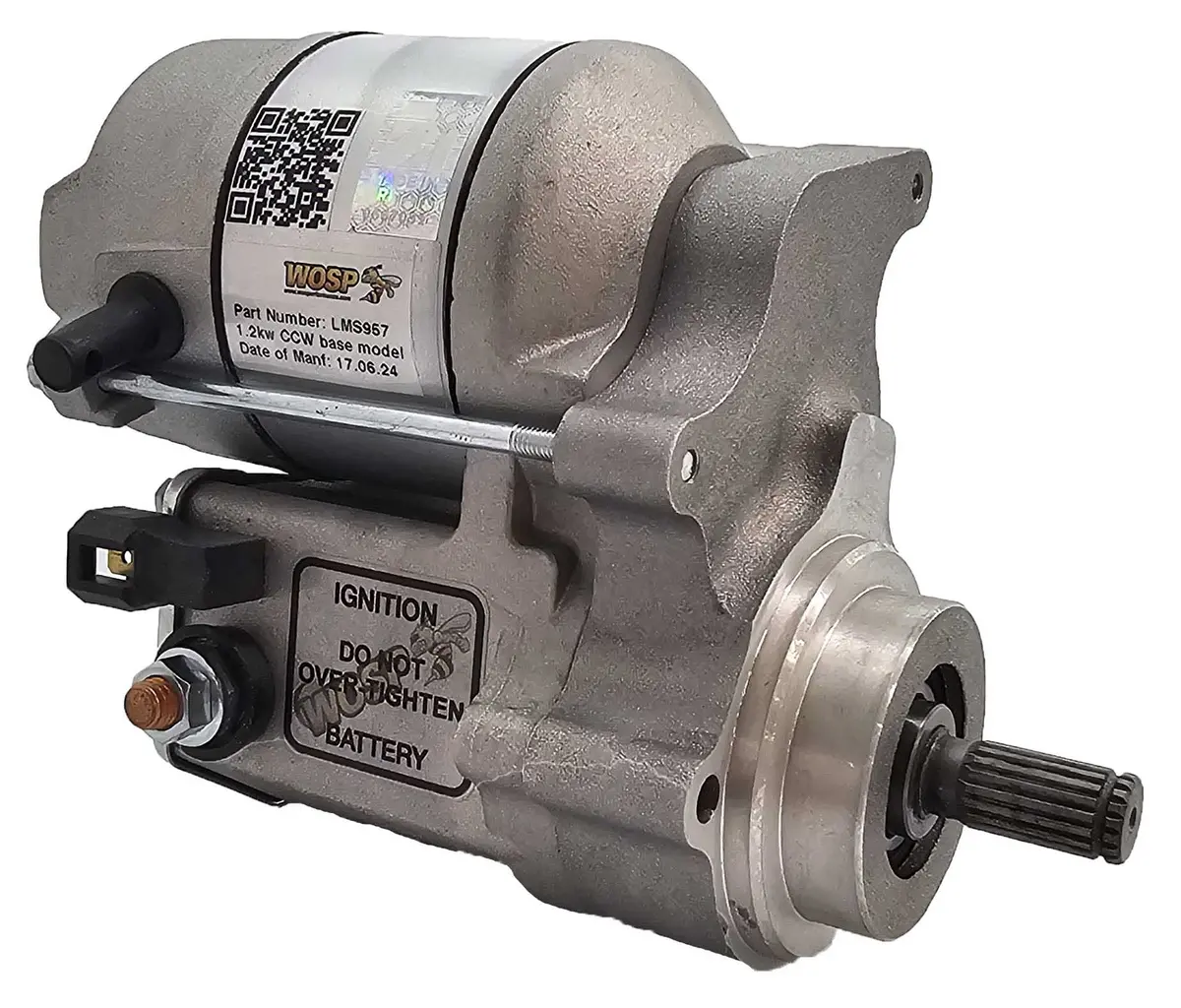 Wosp Lms957 Starter Motor 12V 1.2Kw Fits 1.2Kw Counterclockwise Base Model 12V High Torque Starter Motor 1