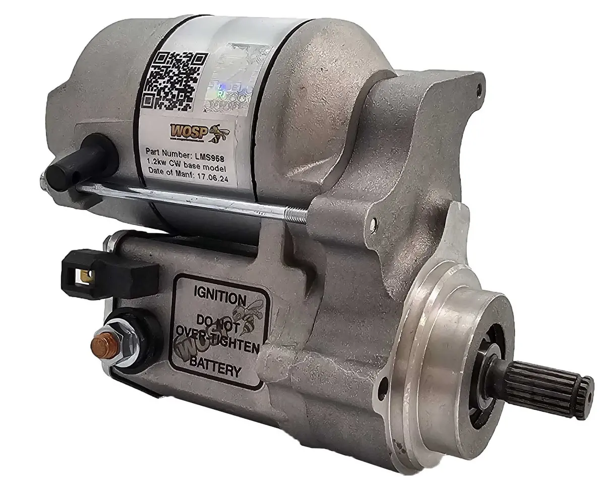 Wosp Lms958 Starter Motor 12V 1.2Kw Fits 1.2Kw Clockwise Base Model 12V High Torque Starter Motor 1