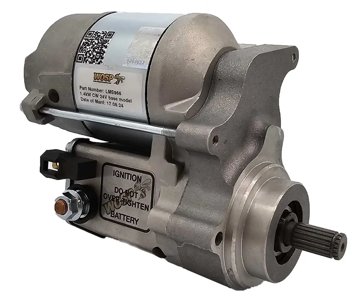 Wosp Lms966 Starter Motor 24V 1.4Kw Fits 1.4Kw Clockwise Base Model 24V High Torque Starter Motor 1