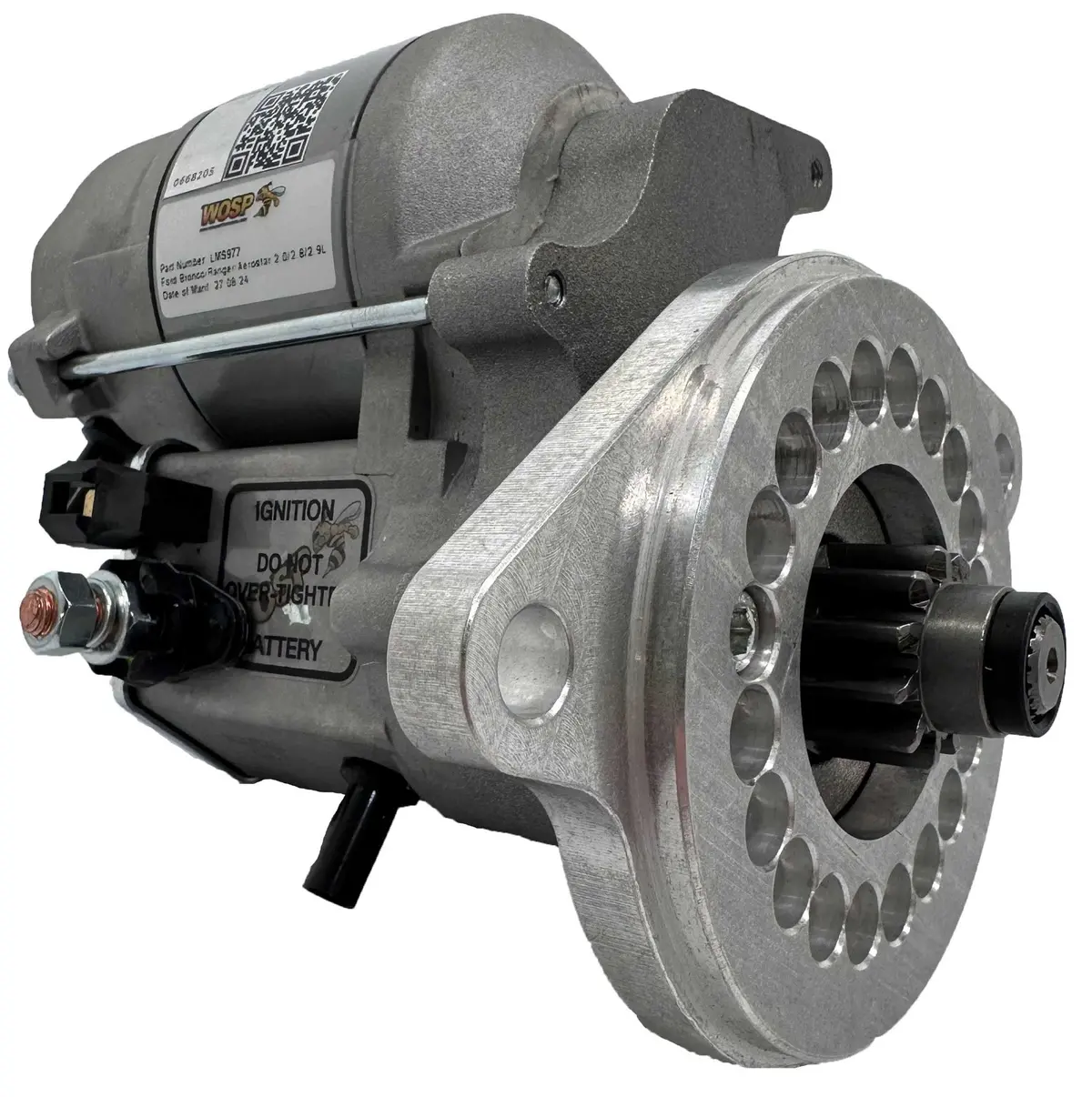 Wosp Lms977 Starter Motor 12V 1.4Kw Fits Ford Bronco / Ranger / Aerostar 2.0 / 2.8 / 2.9L High Torque Starter Motor 1