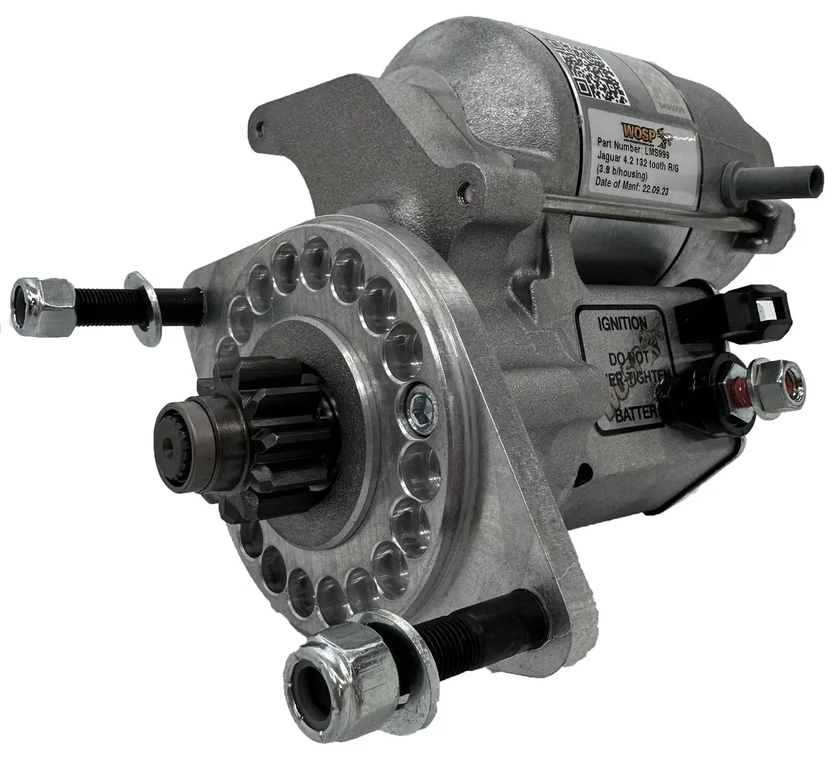 Wosp Lms999 Starter Motor 12V 1.4Kw Fits Jaguar 4.2 Engine / 3.8 Bell Housing (132 Tooth Ring Gear) High Torque Starter Motor 1