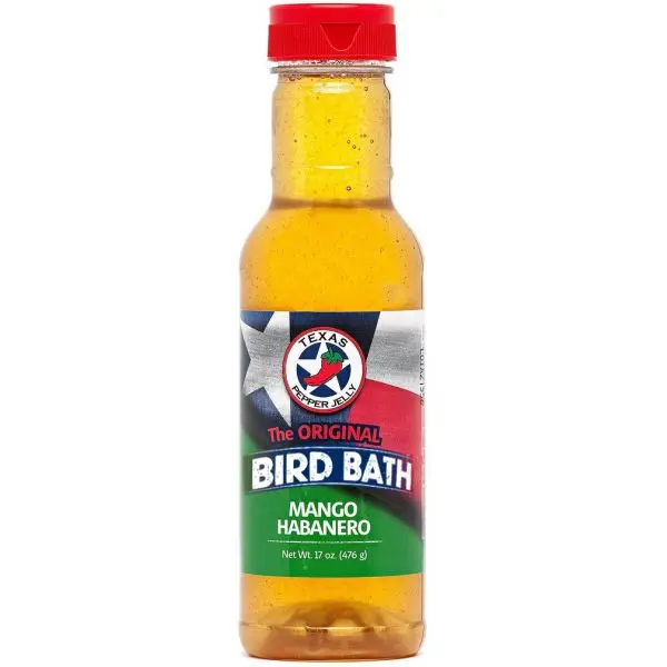 Texas Pepper Jelly Mango Habanero Bird Bath 1