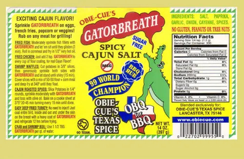 Obie Cue’S Gatorbreath Rub 1