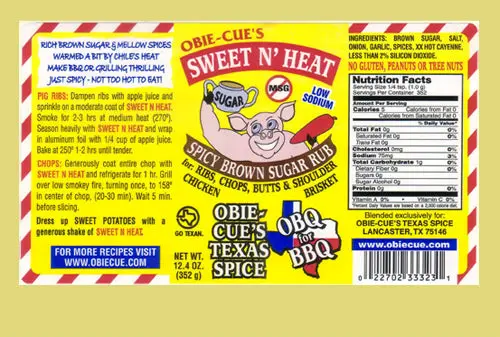 Obie Cue’S Sweet N’ Heat Rub 1