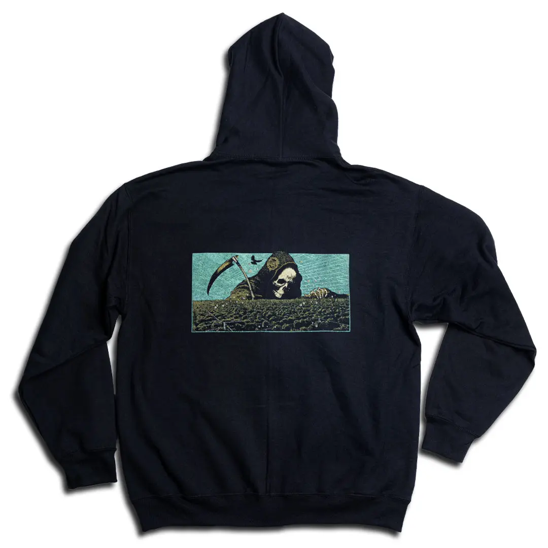 Hop Field Reaper Zip-Up Hoodie 1