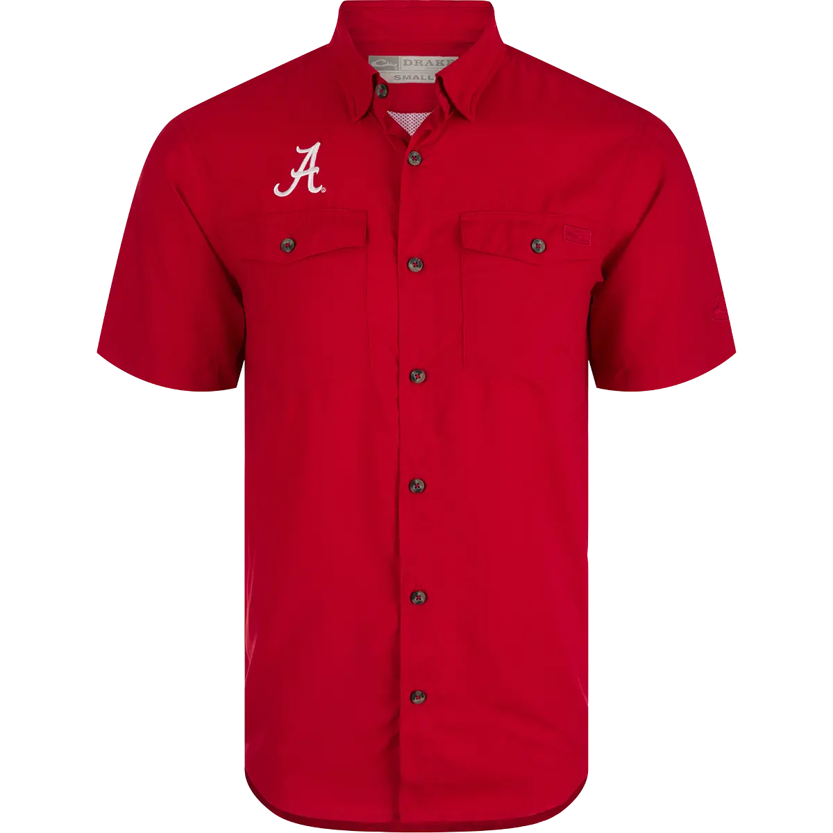 Alabama Frat Dobby Solid Short Sleeve Shirt 1
