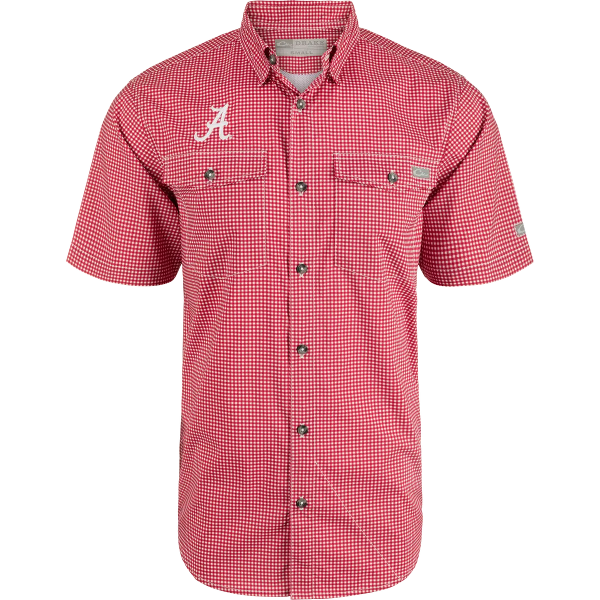 Alabama Frat Gingham Short Sleeve Shirt 1