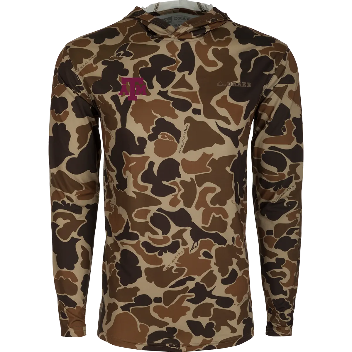 Texas A&M Performance Camo Hoodie – Long Sleeve