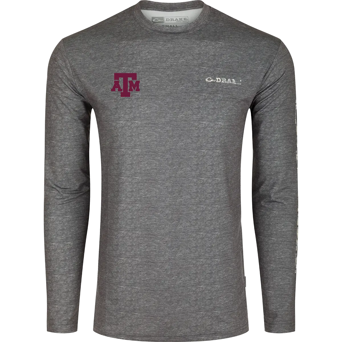 Texas A&M Performance Heather Long Sleeve Crew 1