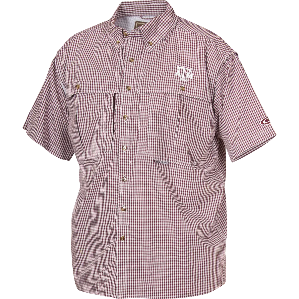 Texas A&M Plaid Wingshooter's Shirt S/S 1