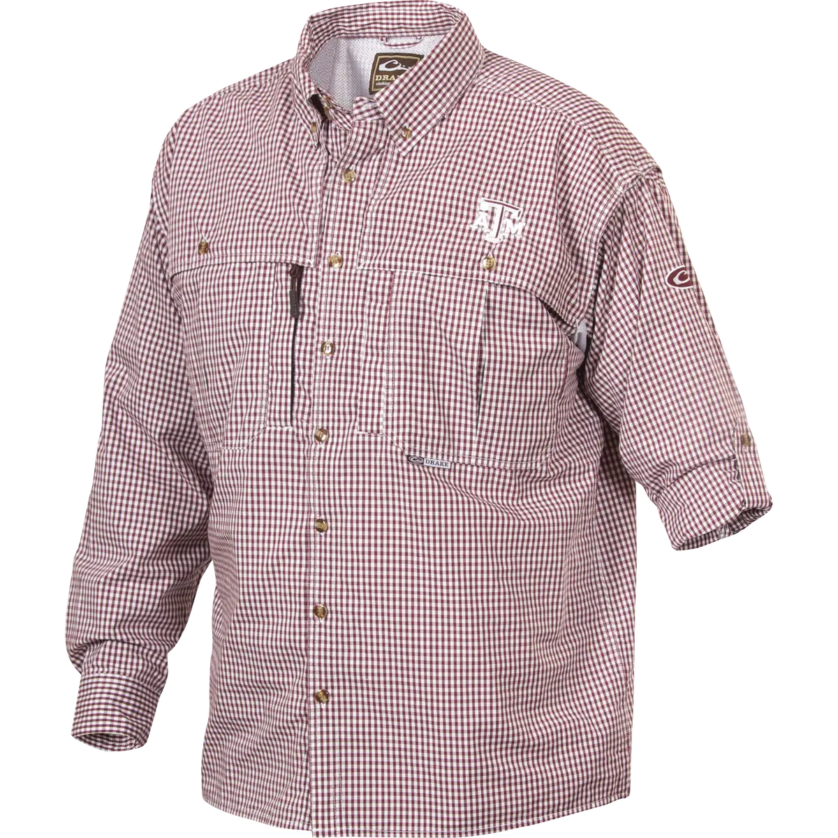 Texas A&M Plaid Wingshooter's Shirt L/S 1