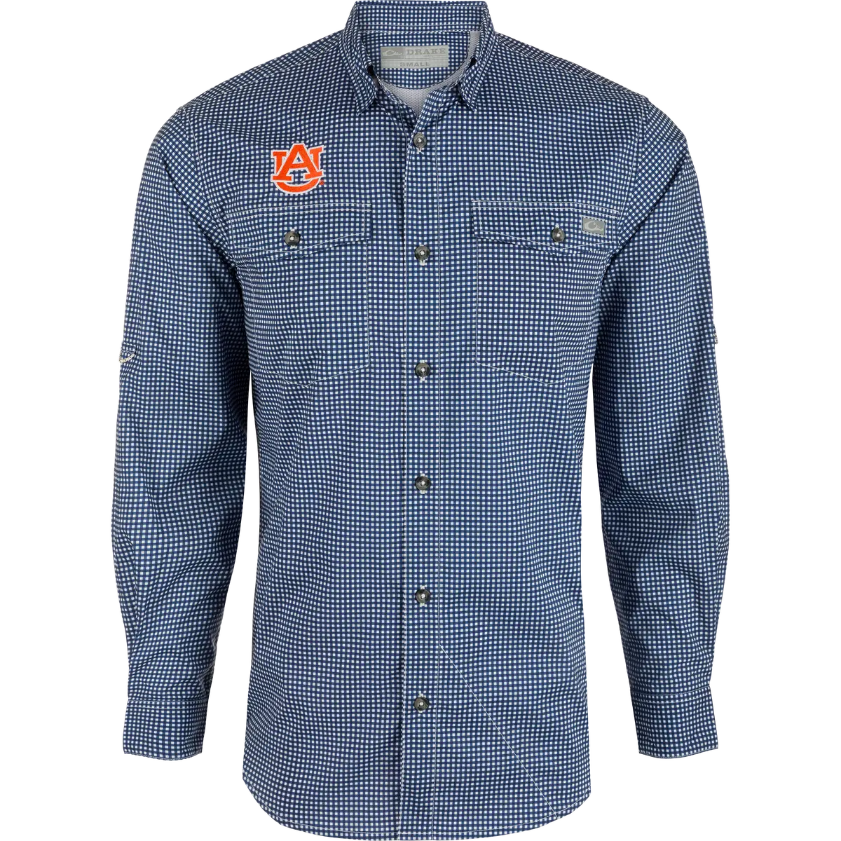 Auburn Frat Gingham Long Sleeve Shirt 1