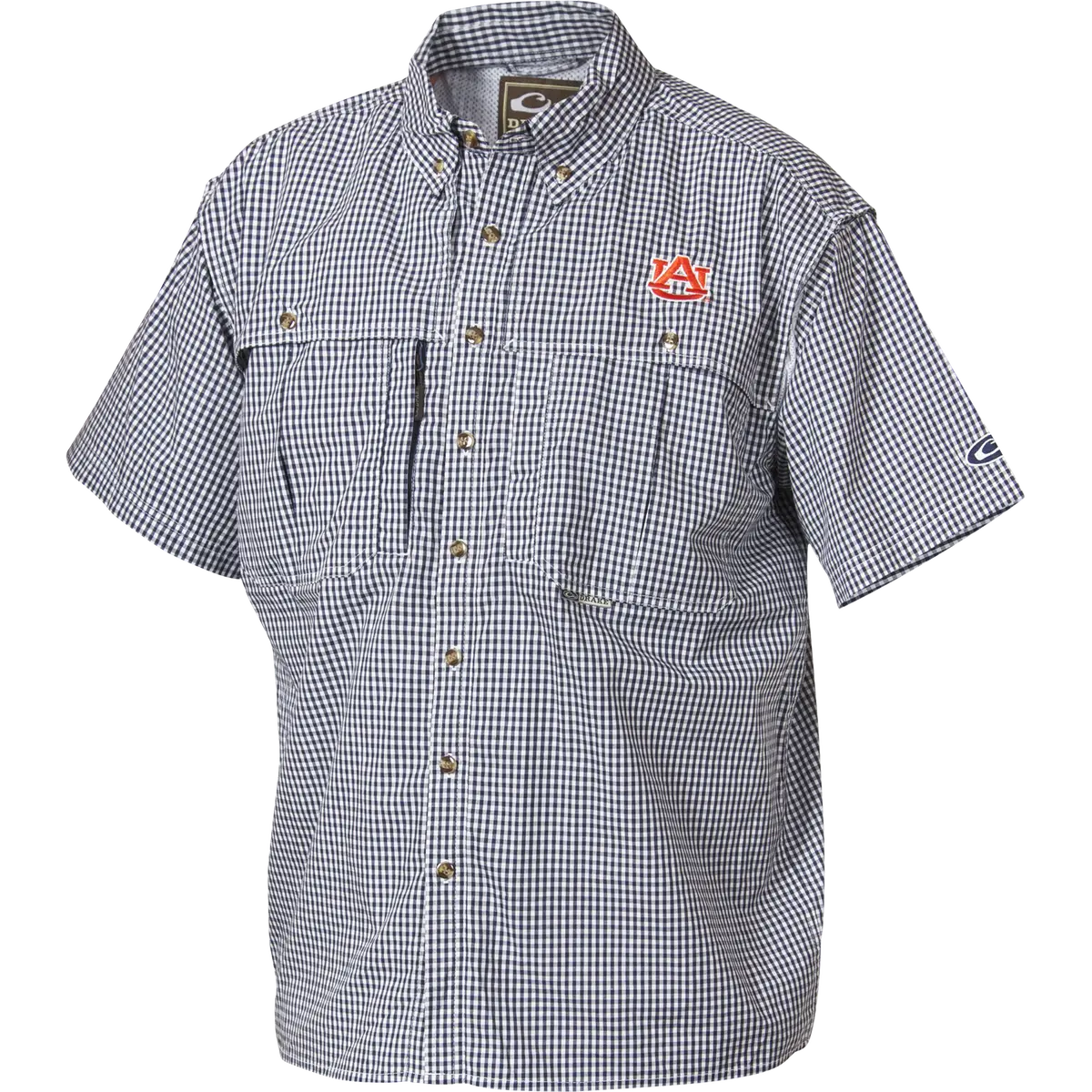 Auburn Plaid Wingshooter's Shirt Short Sleeve 1