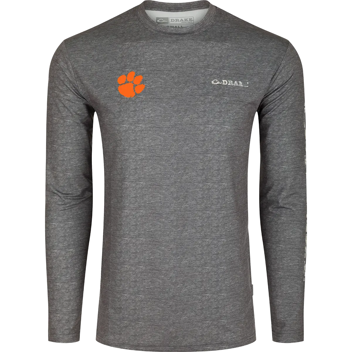 Clemson Performance Heather Long Sleeve Crew 1