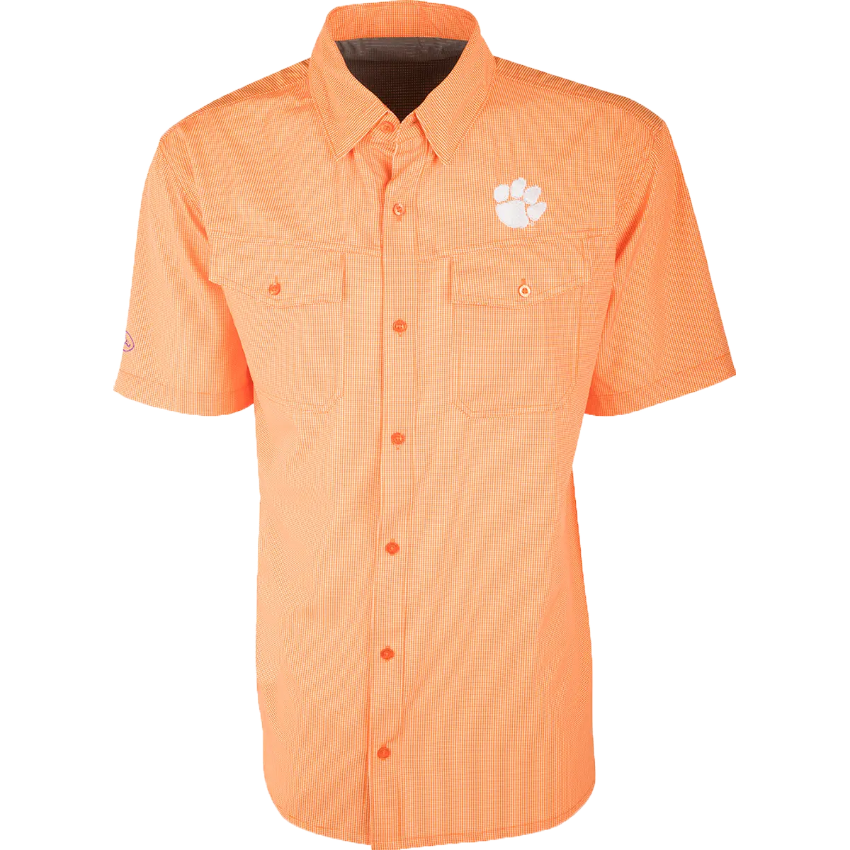 Clemson S/S Traveler's Shirt 1