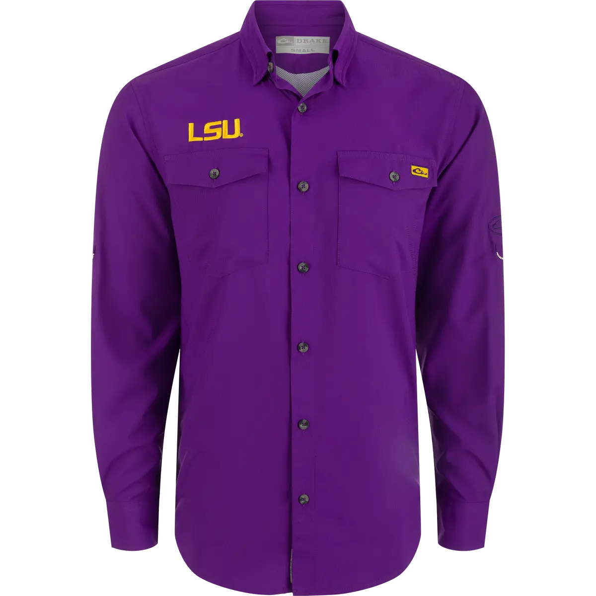 Lsu Frat Dobby Long Sleeve Shirt 1