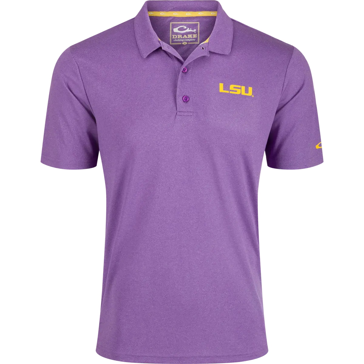 Lsu Vintage Heather Polo 1