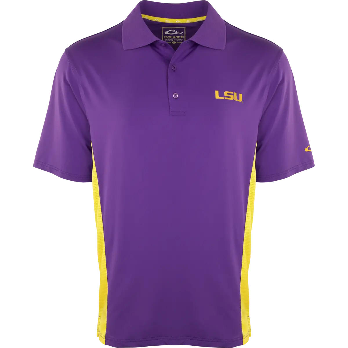 Lsu Performance Polo With Mesh Sides 1