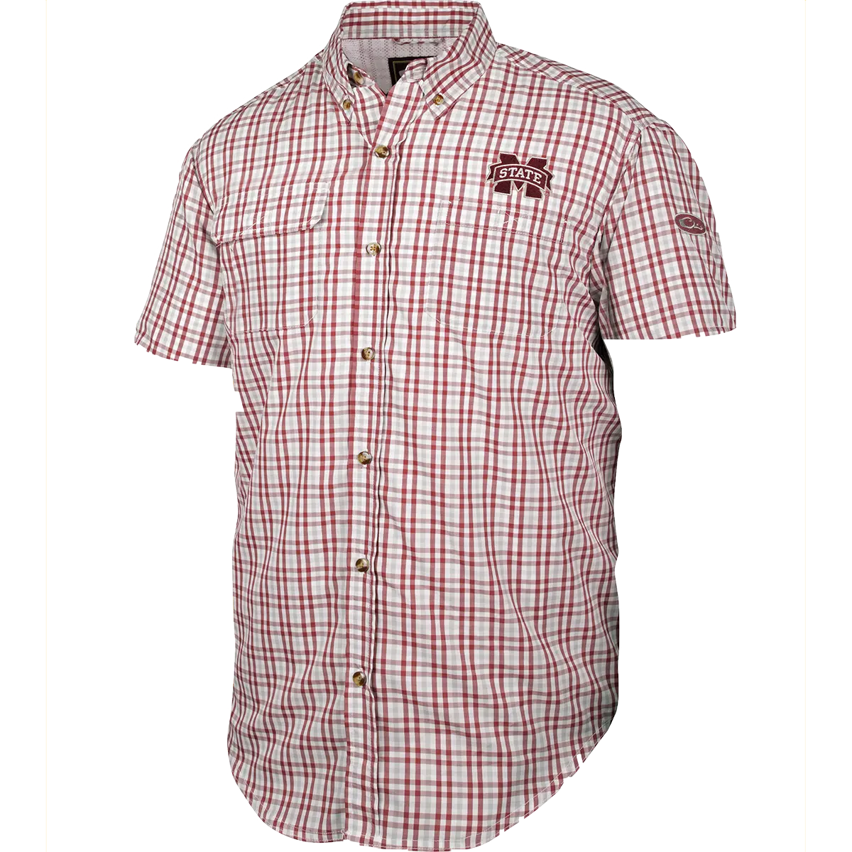 Mississippi State Gingham Plaid Wingshooter's Shirt S/S 1
