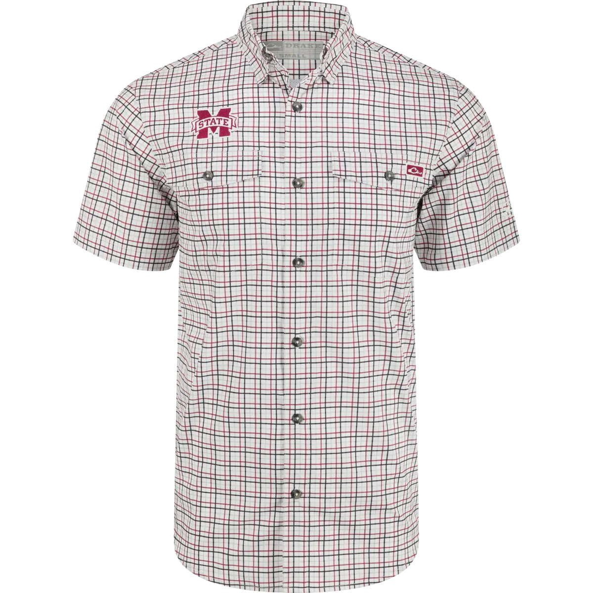 Mississippi State Frat Tattersall Short Sleeve Shirt 1
