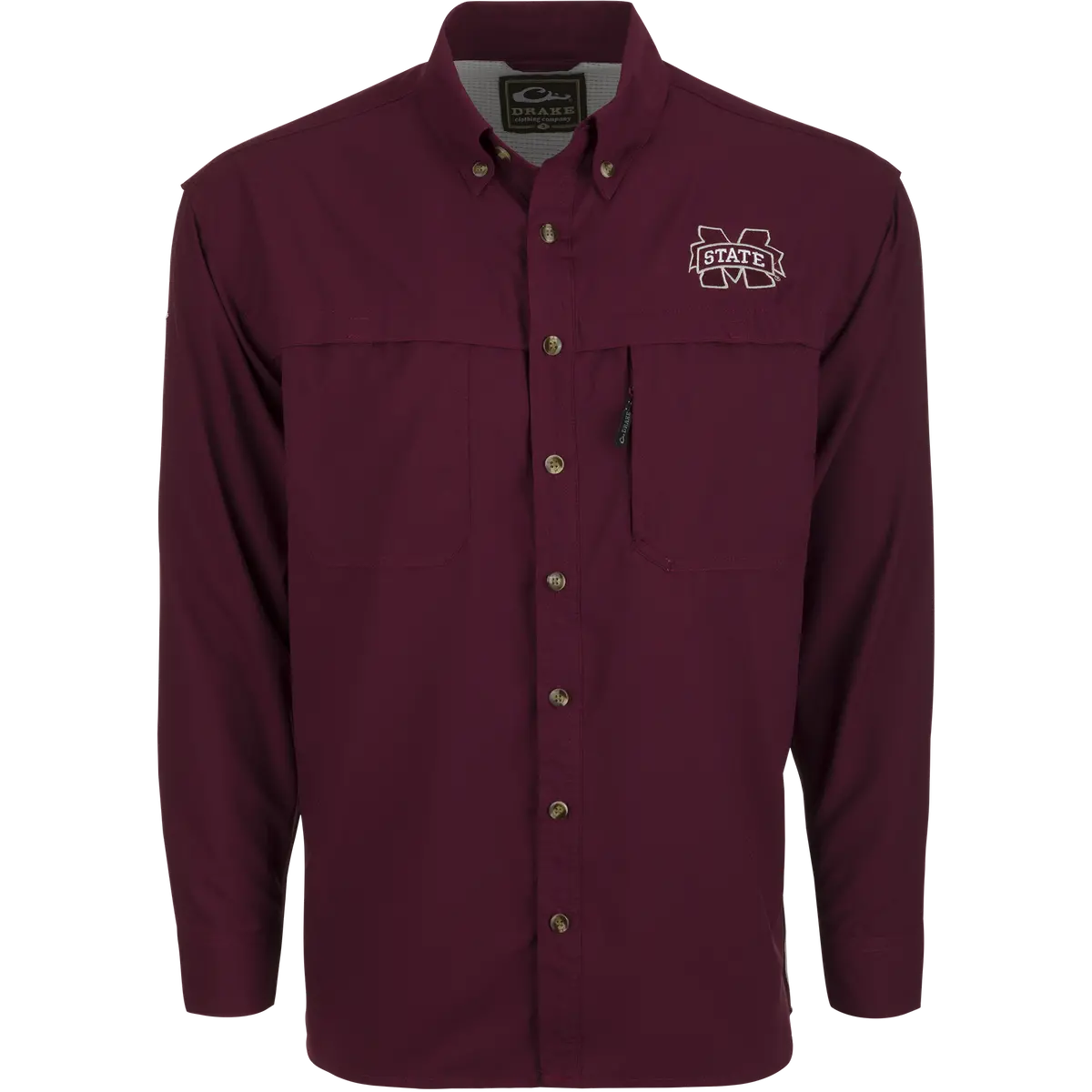 Mississippi State L/S Mesh Back Flyweight Shirt 1