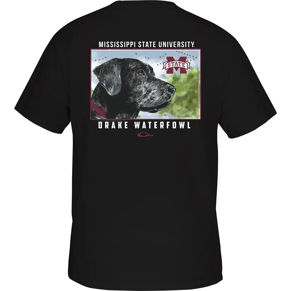 Mississippi State Black Lab T-Shirt 1
