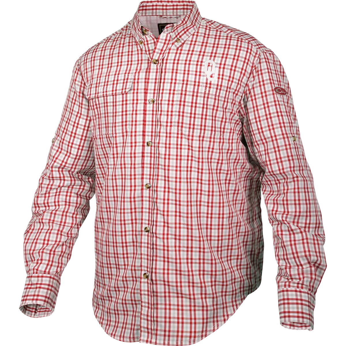 Oklahoma Gingham Plaid Wingshooter's Shirt Long Sleeve 1