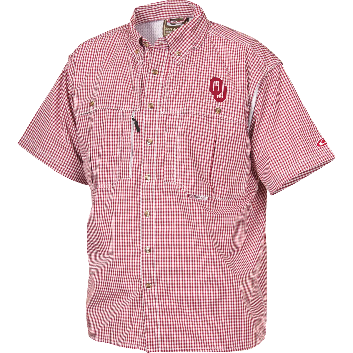 Oklahoma Plaid Wingshooter's Shirt Short Sleeve 1