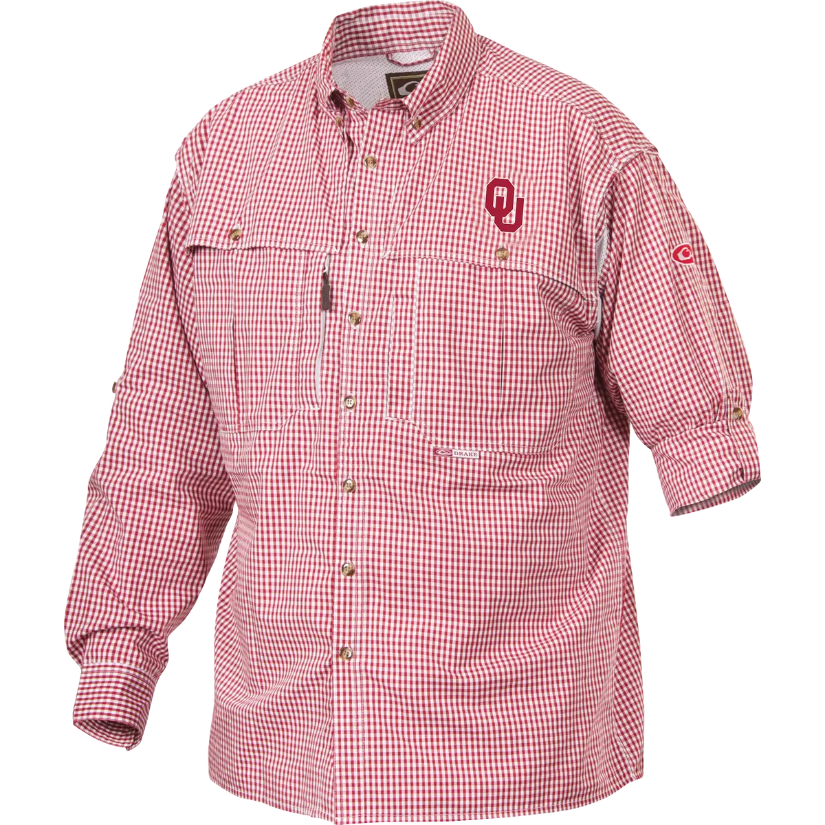 Oklahoma Plaid Wingshooter's Shirt Long Sleeve 1