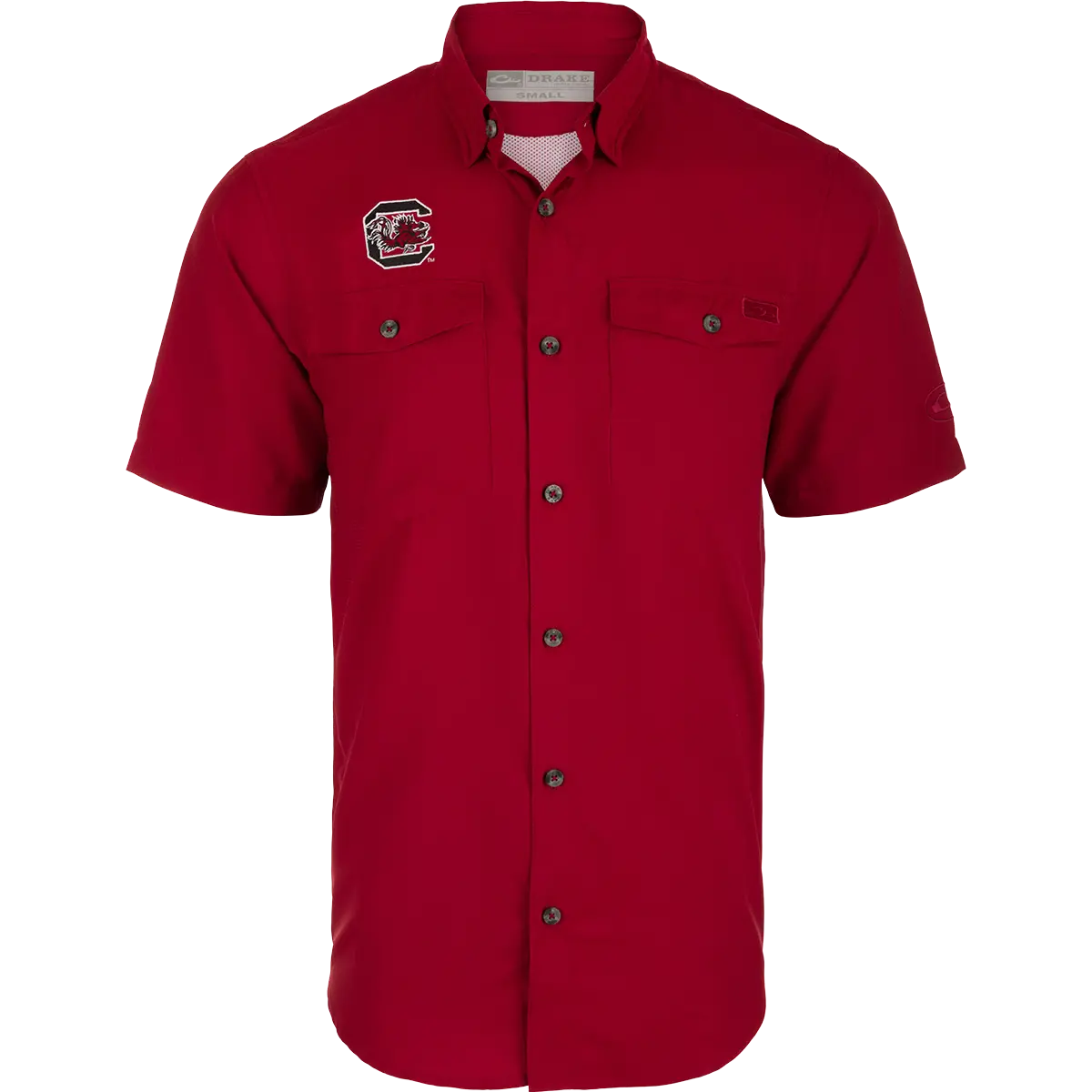South Carolina Frat Dobby Solid Short Sleeve Shirt 1
