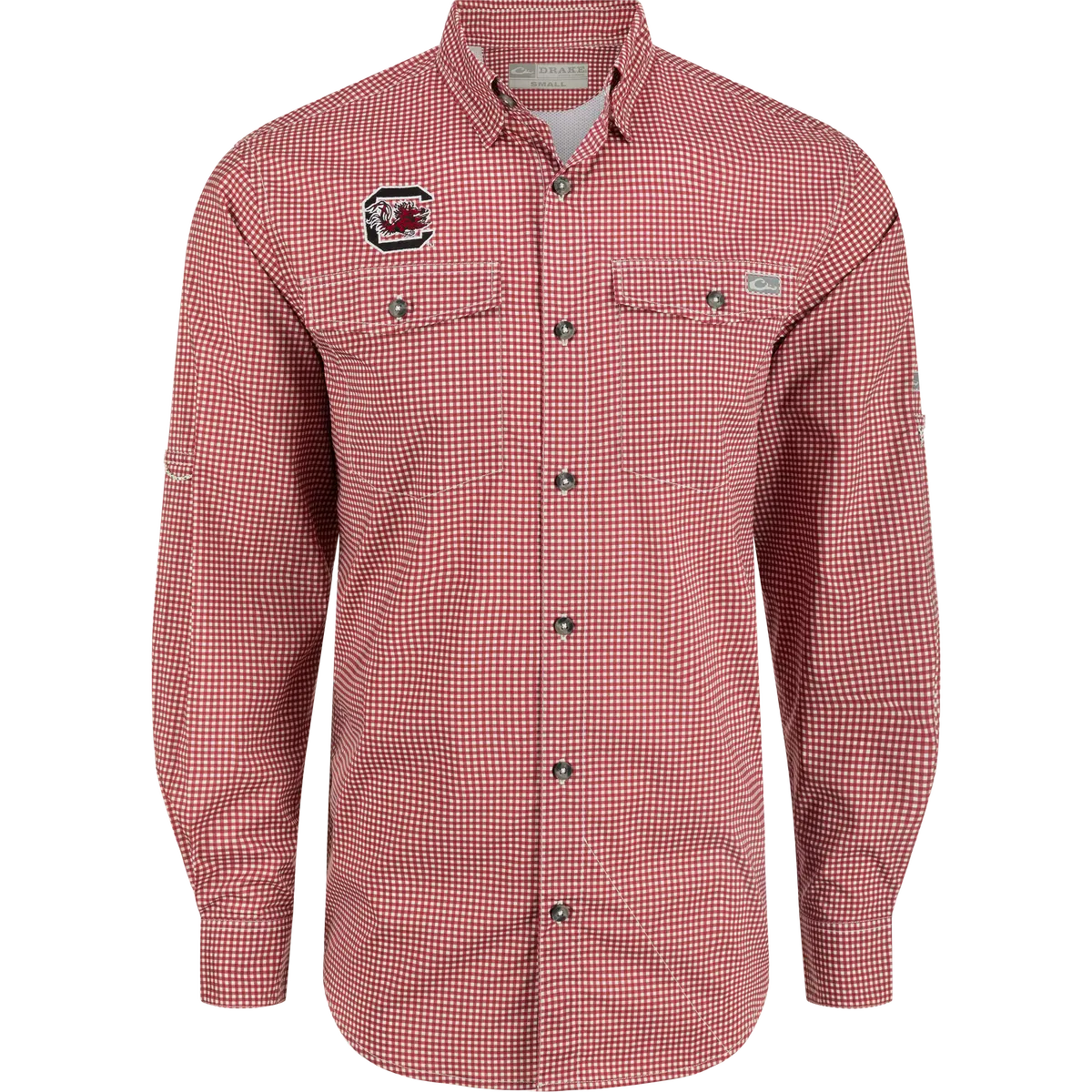 South Carolina Frat Gingham Long Sleeve Shirt 1