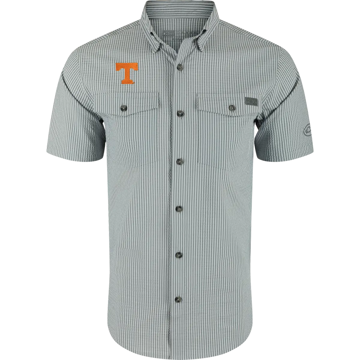 Tennessee Frat Seersucker Short Sleeve Shirt 1
