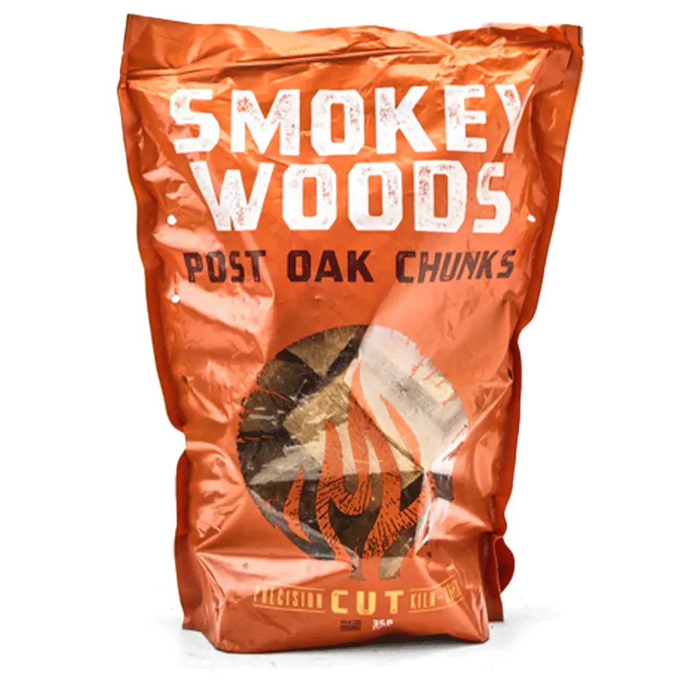 Smokey Woods™ Bagged Post Oak Wood Chunks - 350Cu/In Bag 1