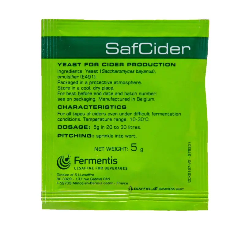 Fermentis Safcider Dry Yeast 5G 1